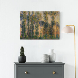 Obraz klasyczny Claude Monet Topole w Giverny Wschód słońca Reprodukcja obrazu