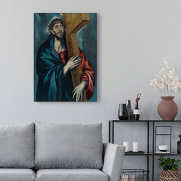 Obraz na płótnie El Greco "Chrystus niosący krzyż" - reprodukcja