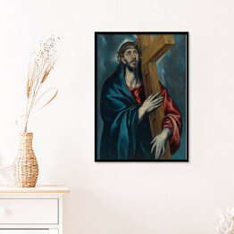 Plakat w ramie El Greco "Chrystus niosący krzyż" - reprodukcja
