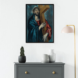 Plakat w ramie El Greco "Chrystus niosący krzyż" - reprodukcja