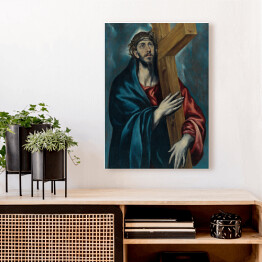 Obraz na płótnie El Greco "Chrystus niosący krzyż" - reprodukcja
