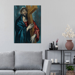 Plakat El Greco "Chrystus niosący krzyż" - reprodukcja