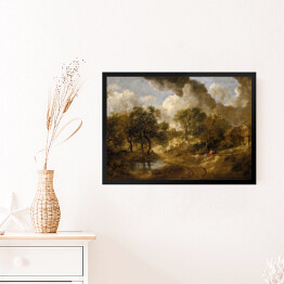 Obraz w ramie Thomas Gainsborough - Landscape in Suffolk Reprodukcja obrazu