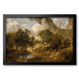 Obraz w ramie Thomas Gainsborough - Landscape in Suffolk Reprodukcja obrazu
