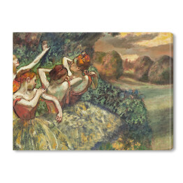 Obraz na płótnie Edgar Degas Cztery tancerki Reprodukcja obrazu