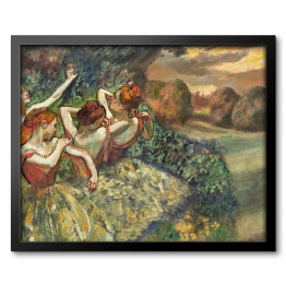 Obraz w ramie Edgar Degas Cztery tancerki Reprodukcja obrazu