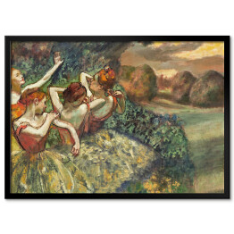 Plakat w ramie Edgar Degas Cztery tancerki Reprodukcja obrazu