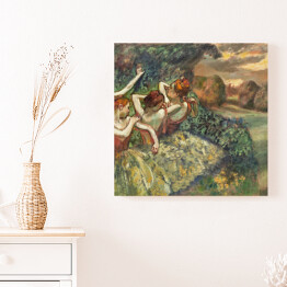 Obraz klasyczny Edgar Degas Cztery tancerki Reprodukcja obrazu