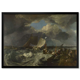 Obraz klasyczny Joseph Mallord William Turner "Obrazy Calaisa Piera" - reprodukcja