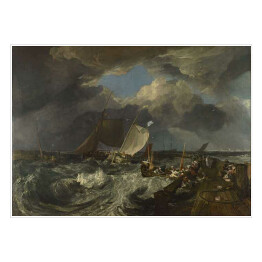 Plakat samoprzylepny Joseph Mallord William Turner "Obrazy Calaisa Piera" - reprodukcja
