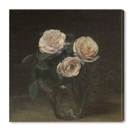 Obraz na płótnie Henri Fantin-Latour Martwa natura z różami. Reprodukcja