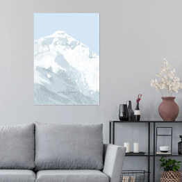 Plakat samoprzylepny Mount Everest - szczyty górskie