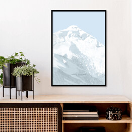 Plakat w ramie Mount Everest - szczyty górskie