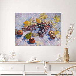 Plakat Vincent van Gogh Winogrona, cytryny, gruszki i jabłka. Reprodukcja
