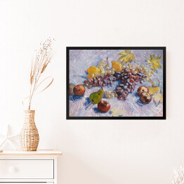 Obraz w ramie Vincent van Gogh Winogrona, cytryny, gruszki i jabłka. Reprodukcja