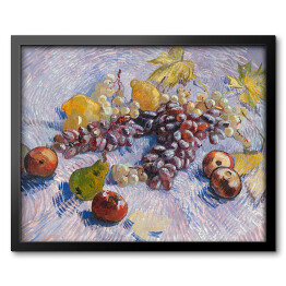 Obraz w ramie Vincent van Gogh Winogrona, cytryny, gruszki i jabłka. Reprodukcja