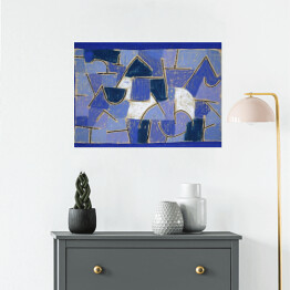 Plakat samoprzylepny Paul Klee Blue night Reprodukcja obrazu