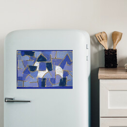 Magnes dekoracyjny Paul Klee Blue night Reprodukcja obrazu