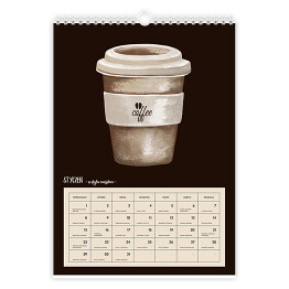 Kalendarz 13-stronicowy Rodzaje kawy