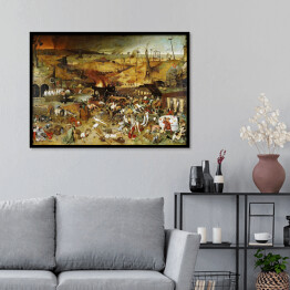 Plakat w ramie Pieter Brueghel "Triumf śmierci"
