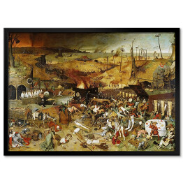 Plakat w ramie Pieter Brueghel "Triumf śmierci"