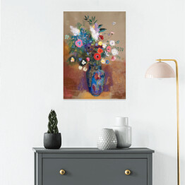 Plakat Odilon Redon Bukiet kwiatów. Reprodukcja