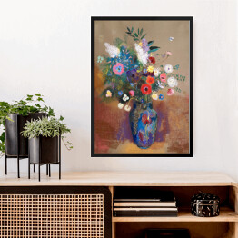 Obraz w ramie Odilon Redon Bukiet kwiatów. Reprodukcja