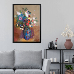 Obraz w ramie Odilon Redon Bukiet kwiatów. Reprodukcja