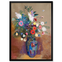 Plakat w ramie Odilon Redon Bukiet kwiatów. Reprodukcja