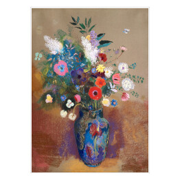 Plakat samoprzylepny Odilon Redon Bukiet kwiatów. Reprodukcja