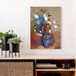 Obraz na płótnie Odilon Redon Bukiet kwiatów. Reprodukcja