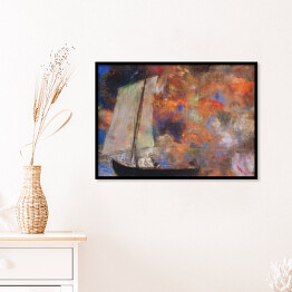 Plakat w ramie Odilon Redon Kwiatowe chmury. Reprodukcja
