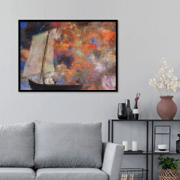 Plakat w ramie Odilon Redon Kwiatowe chmury. Reprodukcja
