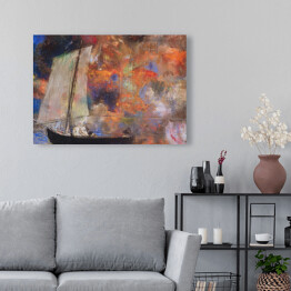 Obraz na płótnie Odilon Redon Kwiatowe chmury. Reprodukcja