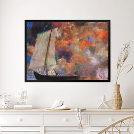 Obraz w ramie Odilon Redon Kwiatowe chmury. Reprodukcja