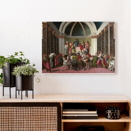 Obraz na płótnie Sandro Botticelli "Historia Virginii" - reprodukcja