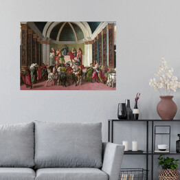 Plakat Sandro Botticelli "Historia Virginii" - reprodukcja