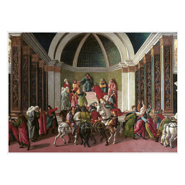 Plakat samoprzylepny Sandro Botticelli "Historia Virginii" - reprodukcja