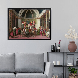 Obraz w ramie Sandro Botticelli "Historia Virginii" - reprodukcja