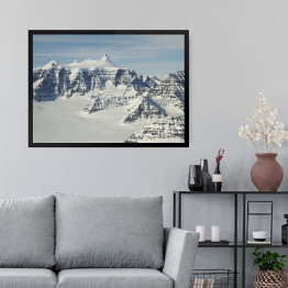 Obraz w ramie Zima w górach