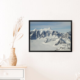 Obraz w ramie Zima w górach
