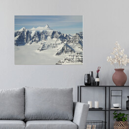 Plakat samoprzylepny Zima w górach
