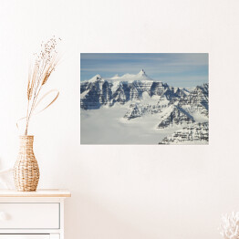Plakat Zima w górach