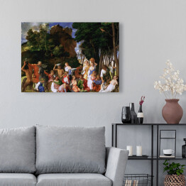 Obraz na płótnie Tycjan "The Feast of the Gods"