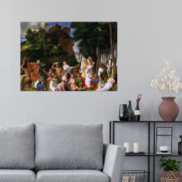 Plakat samoprzylepny Tycjan "The Feast of the Gods"