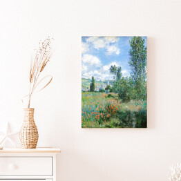 Obraz na płótnie Claude Monet View of Vétheuil. Reprodukcja obrazu