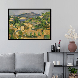 Plakat w ramie Paul Cezanne "Góry Prowansji" - reprodukcja