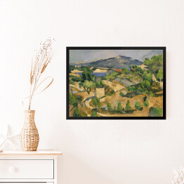 Obraz w ramie Paul Cezanne "Góry Prowansji" - reprodukcja