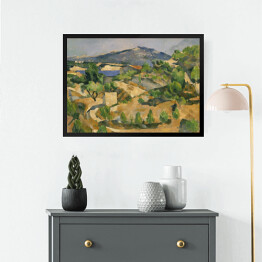 Obraz w ramie Paul Cezanne "Góry Prowansji" - reprodukcja