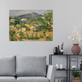 Plakat Paul Cezanne "Góry Prowansji" - reprodukcja